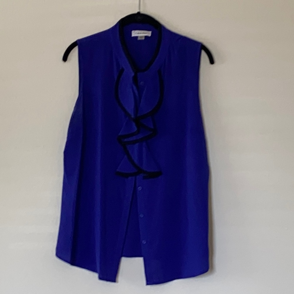 Calvin Klein Purple Sleeveless Top - Size L